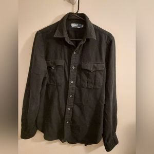 Mens Black Ralph Lauren Shirt